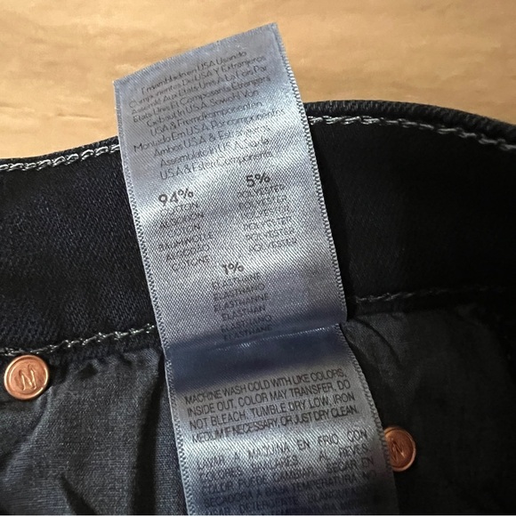 Mother | The Stunner Zip Two Step Fray Jeans High Rise Skinny Last Call Size 24 - Picture 16 of 16